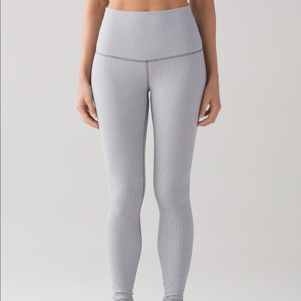 Lulu Lemon Wunder Under Herringbone Leggings | LULU LEMON | Size 2